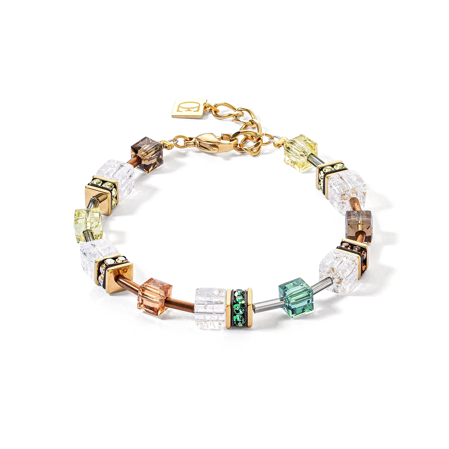 GeoCUBE® Iconic Nature bracelet brown-white