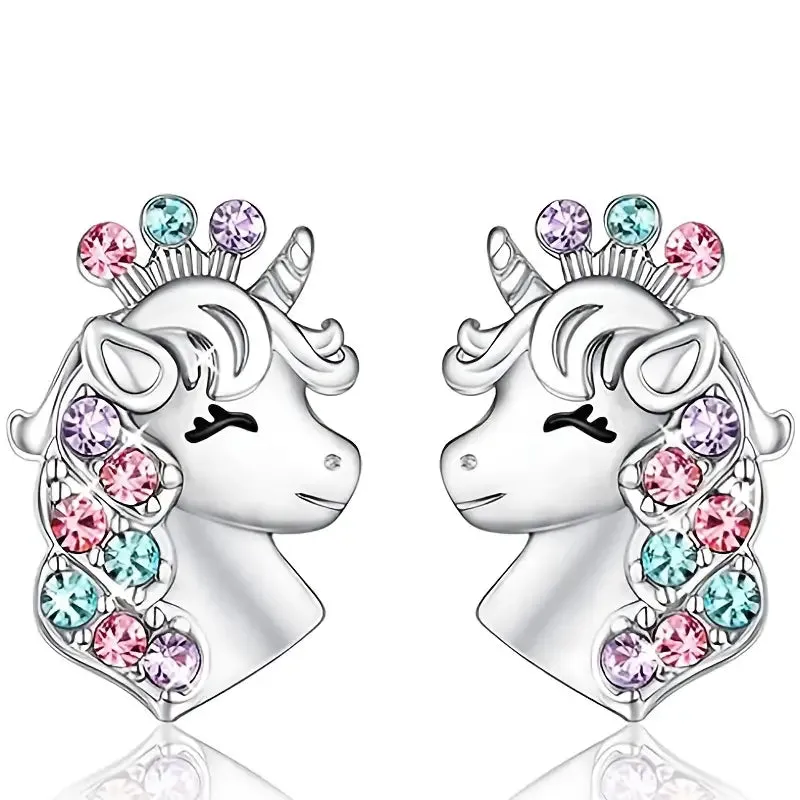 Girls Unicorn Jewelry Set