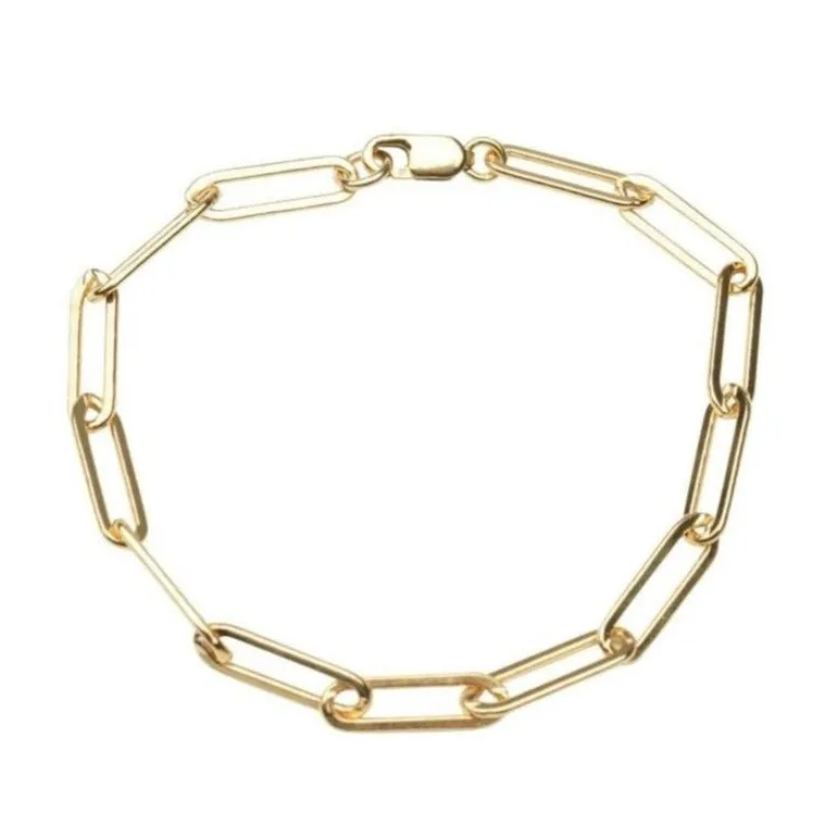 Gold Filled Rectangle Bracelet XL