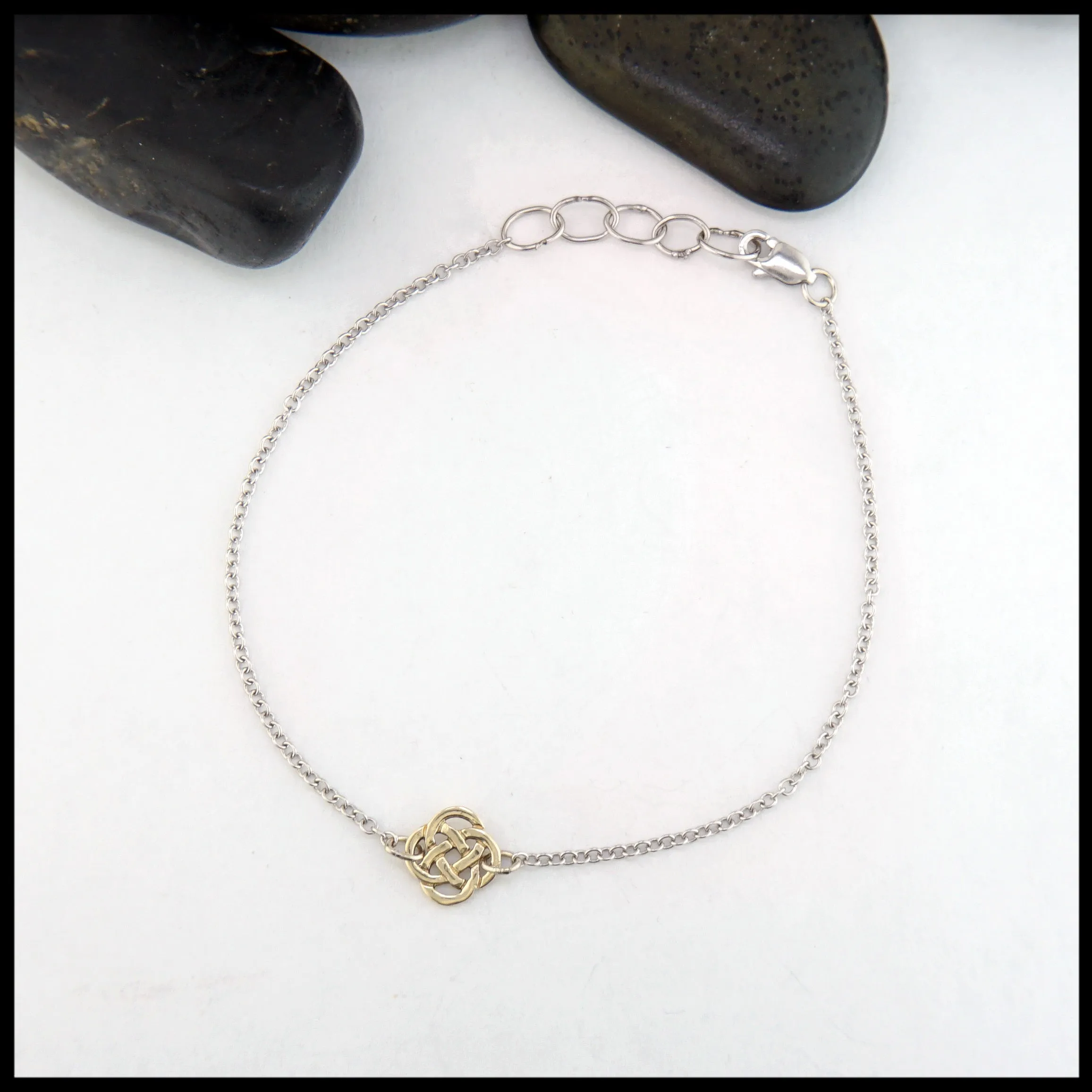 Gold Josephine's Knot Chain Bracelet