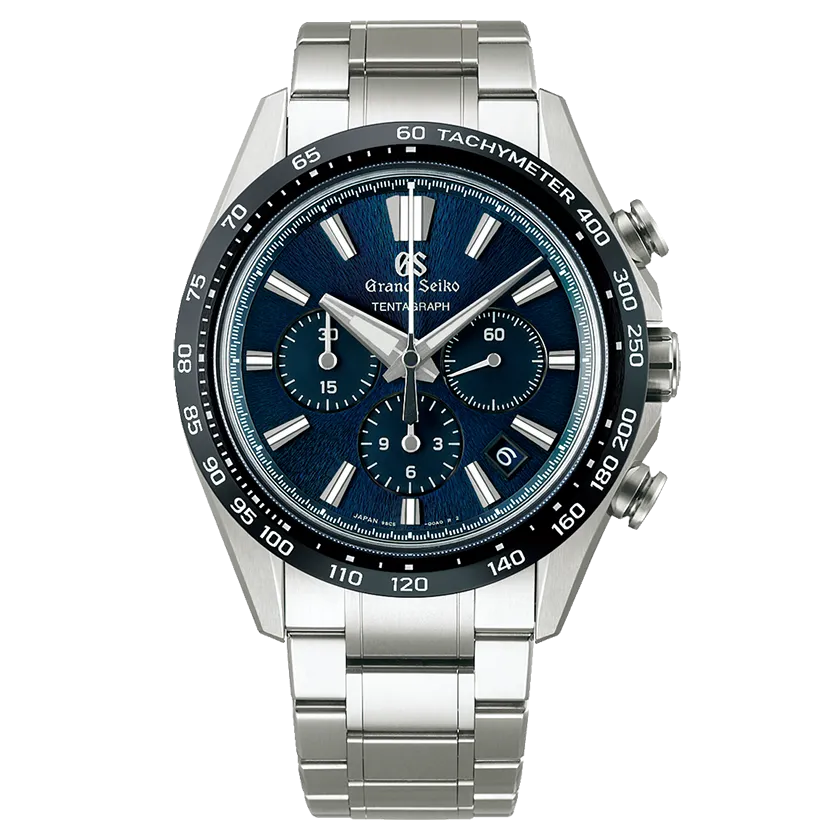 Grand Seiko Evolution 9 Watch with Blue Dial, 43.2mm