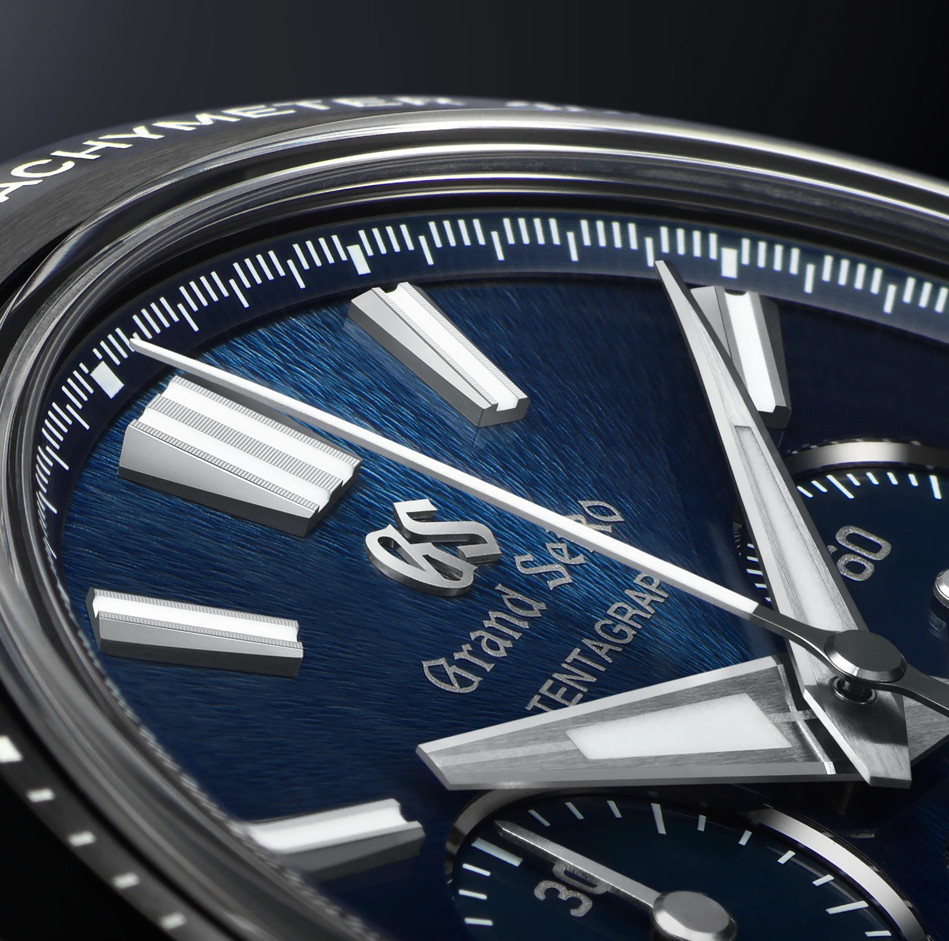 Grand Seiko Evolution 9 Watch with Blue Dial, 43.2mm