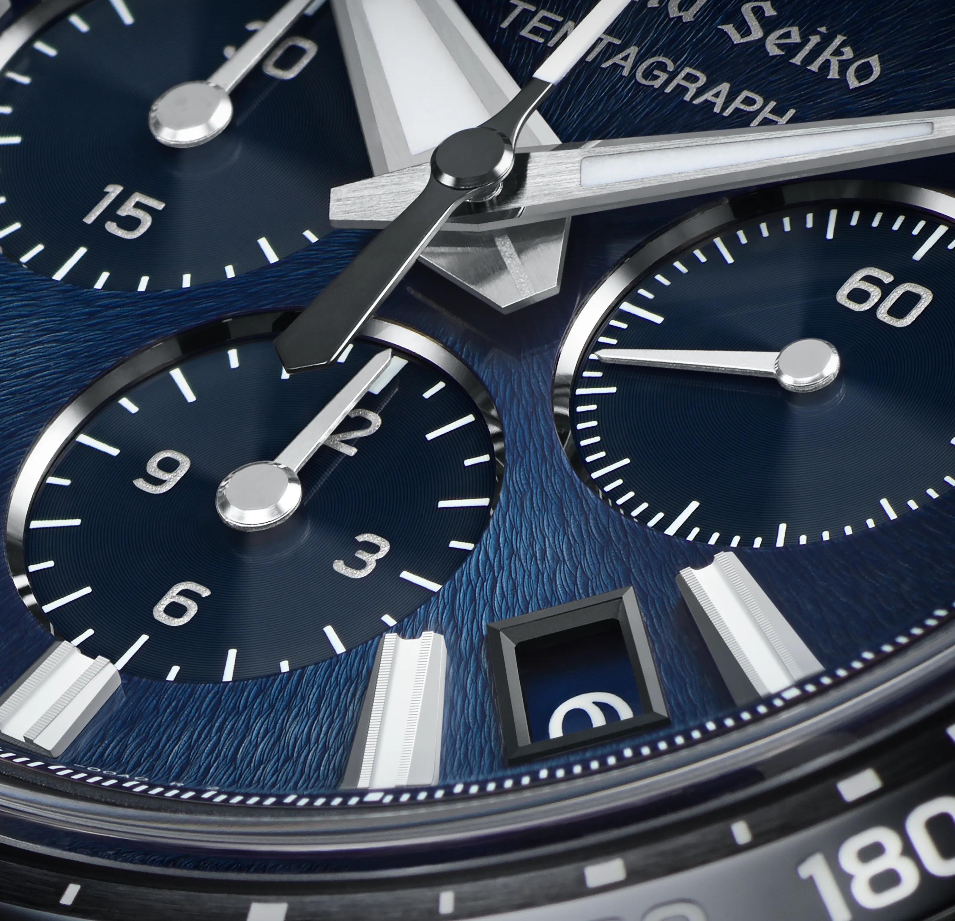 Grand Seiko Evolution 9 Watch with Blue Dial, 43.2mm