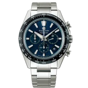 Grand Seiko Evolution 9 Watch with Blue Dial, 43.2mm