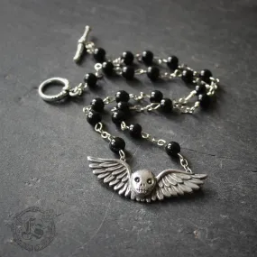 Gravestone Angel Necklace