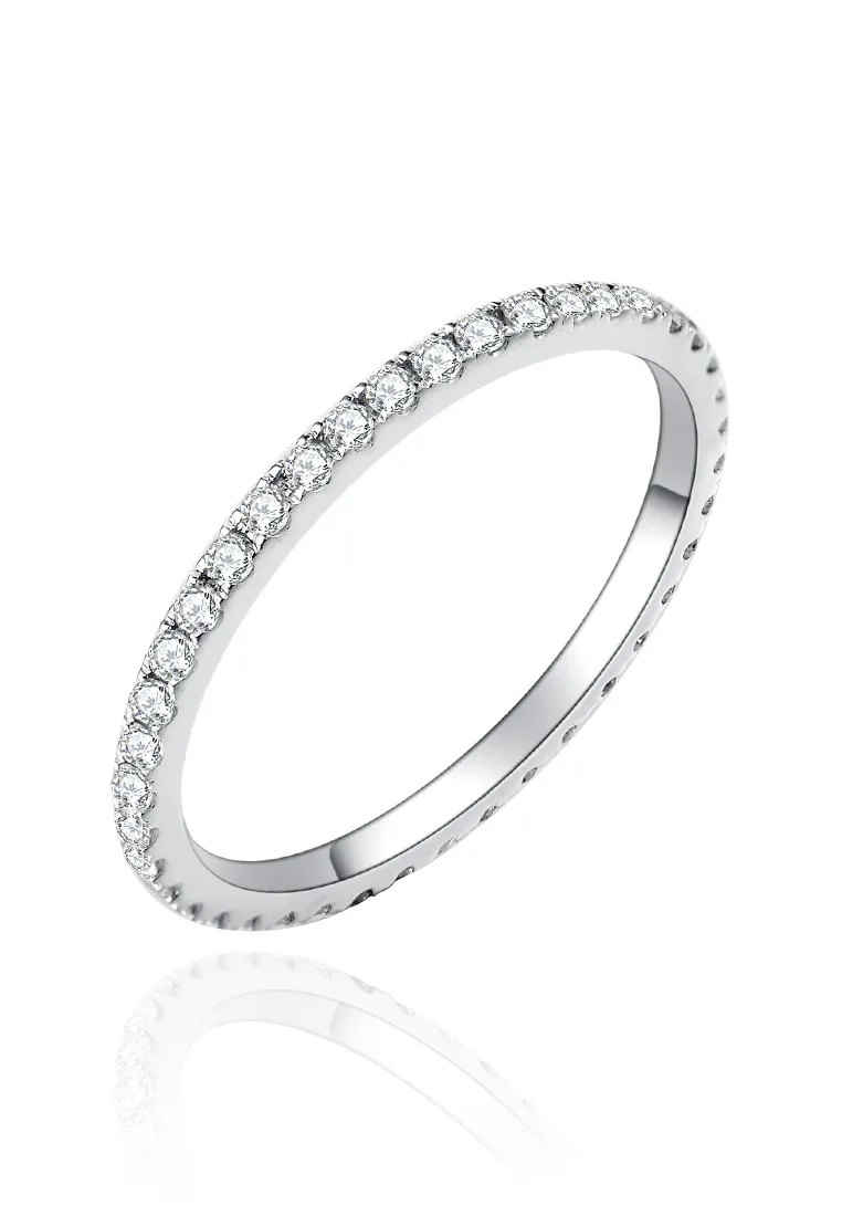 Guinevere Eternal Cubic Zirconia Full Band Ring