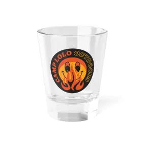 Happy Camper Dark Shot Glass, 1.5oz