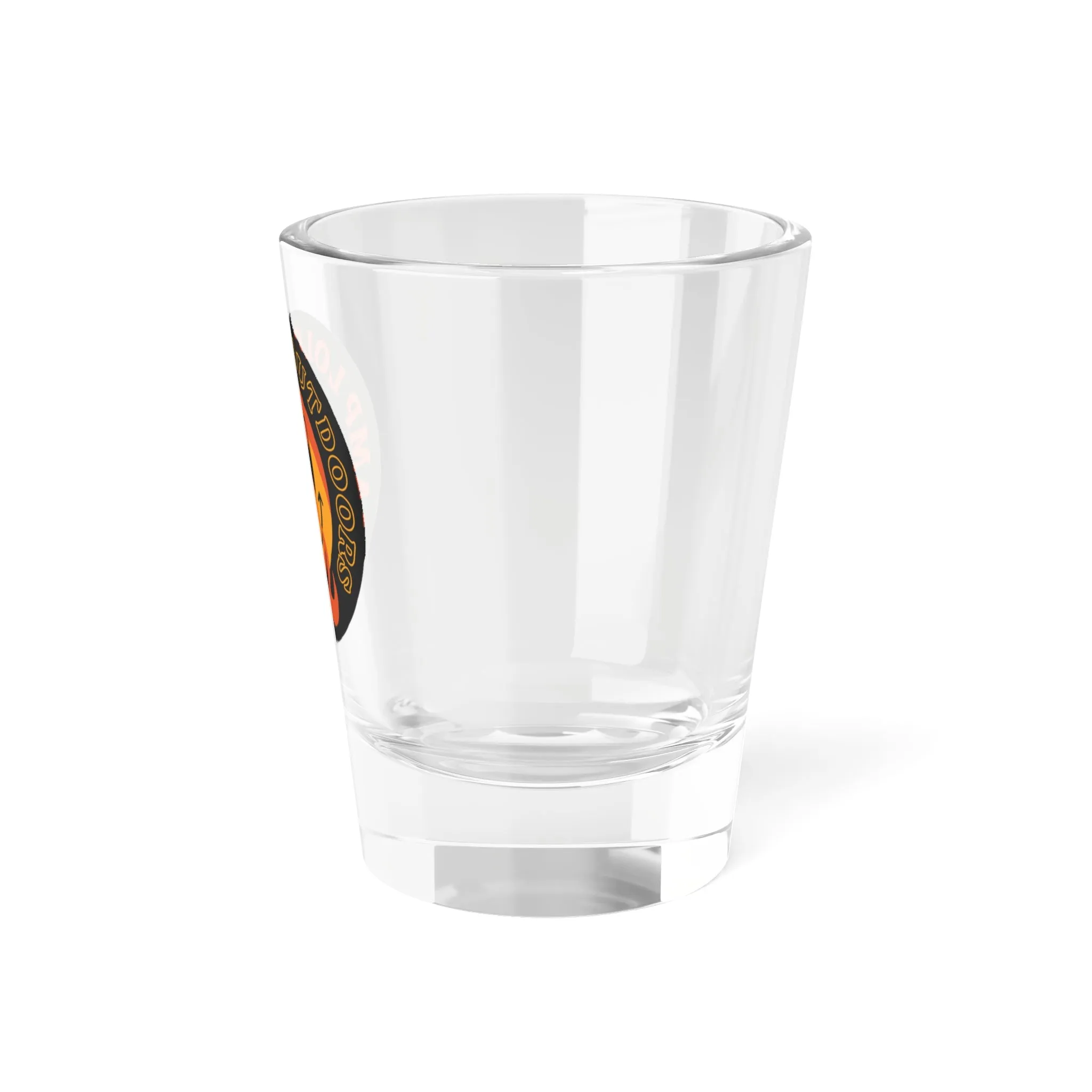 Happy Camper Dark Shot Glass, 1.5oz