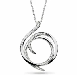 Helix Wrap Pavé Grande Necklace