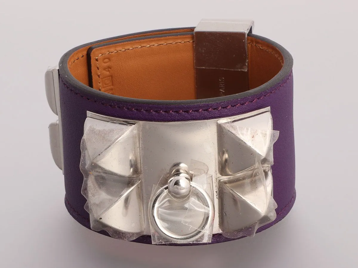 Hermès Iris Swift Collier de Chien CDC Bracelet