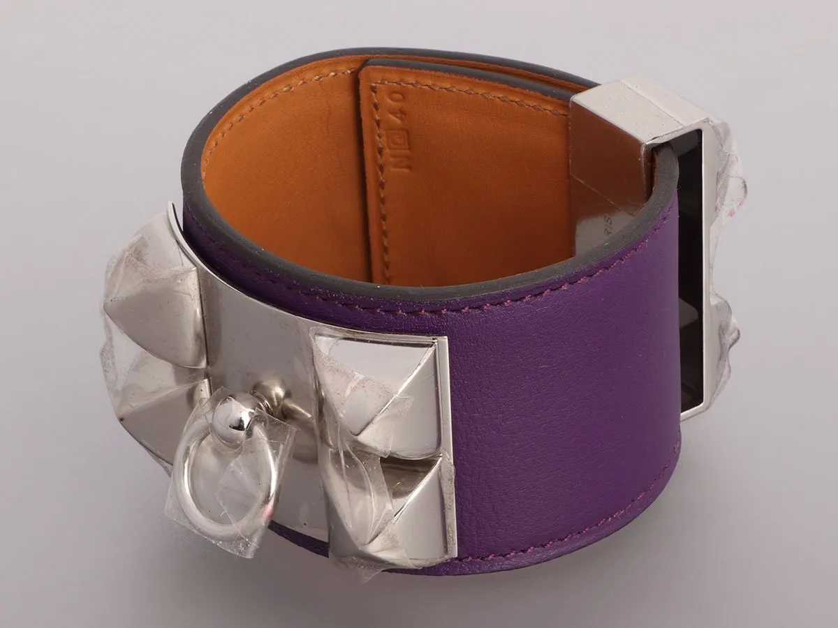 Hermès Iris Swift Collier de Chien CDC Bracelet