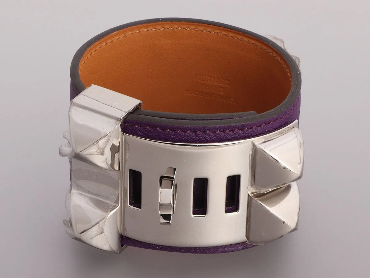 Hermès Iris Swift Collier de Chien CDC Bracelet