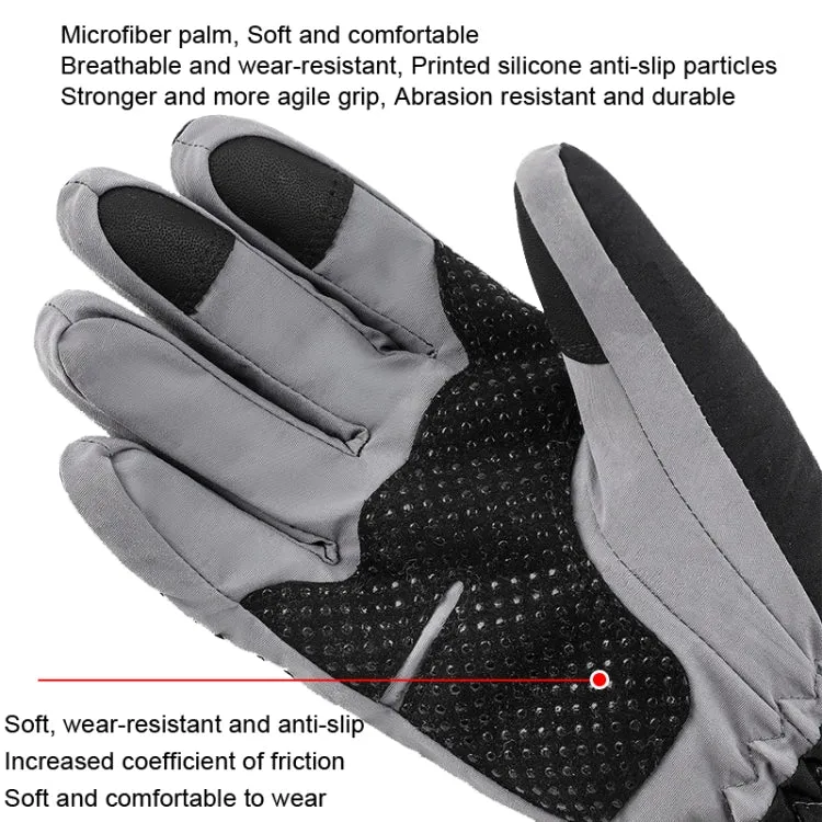 HLINTRANGE 061 Skiing Warm Gloves Sports Riding Waterproof Touch Screen Gloves, Size: L(Thicker)