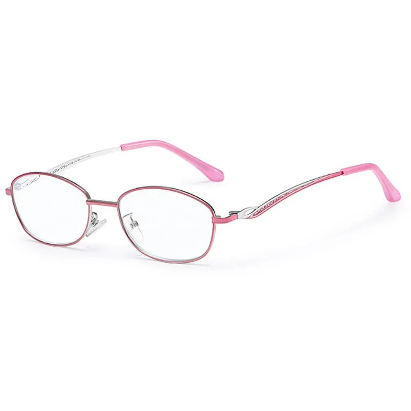 Hotony Women's Full Rim Rectangular Alloy Frame Presbyopic Reading Glasses 9002