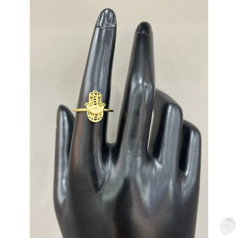 INDIVIDUAL & FULL SET ONLY of the Golden Protection: Gold Plated Hamsa Hand Blessing Set