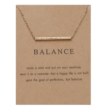 Inspirational Carded Gift Necklaces for Girls