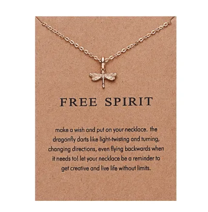 Inspirational Carded Gift Necklaces for Girls