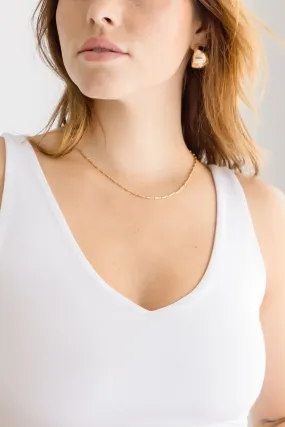 Jess Dainty Chain Necklace Gold