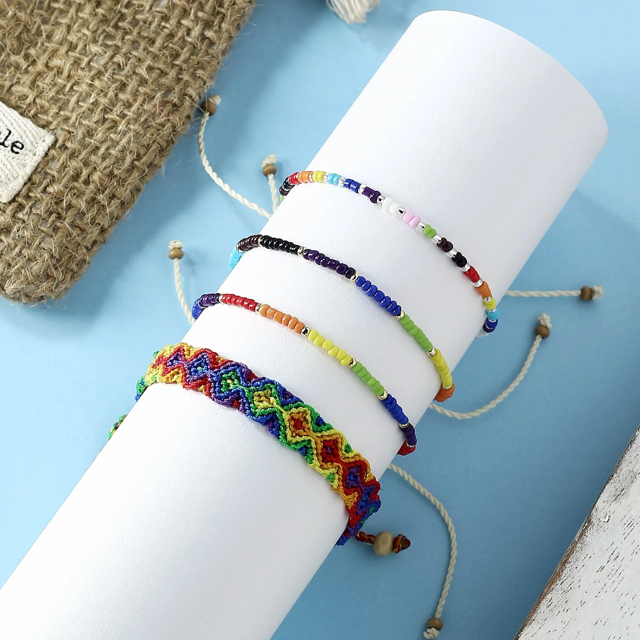 Just Like Us Pride Kebebasan Beaded Bracelet