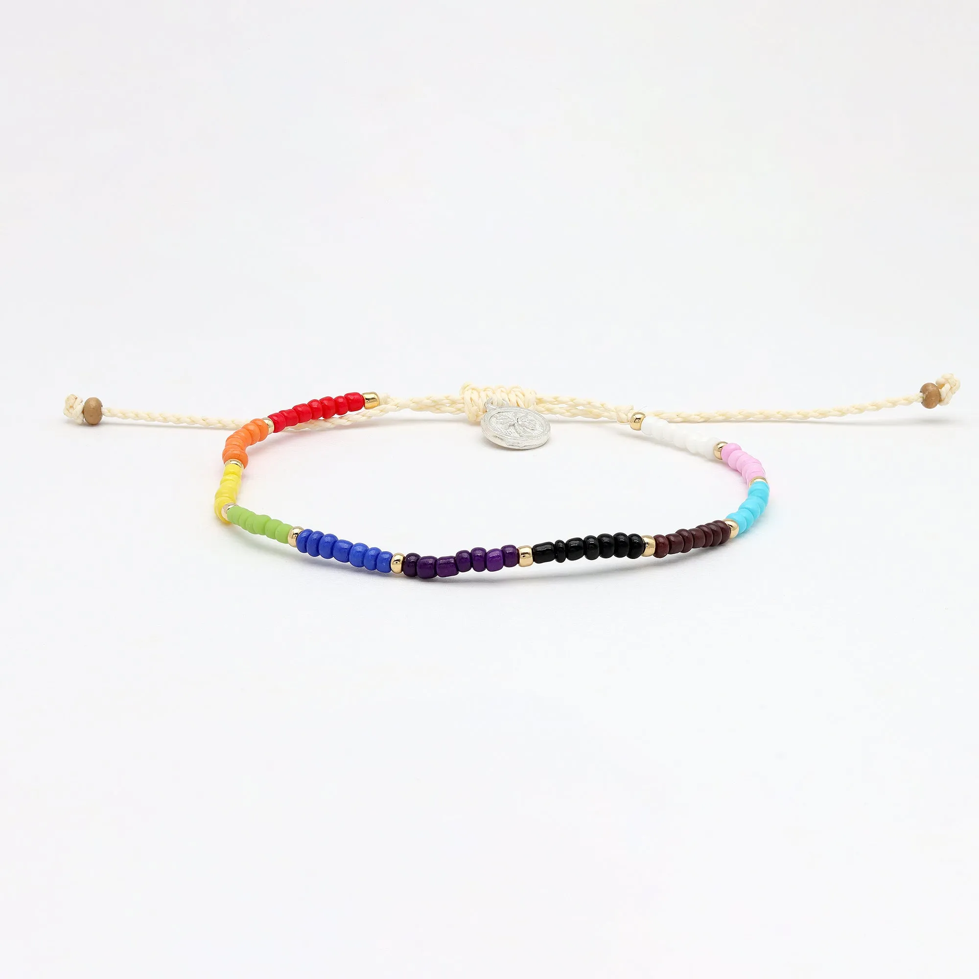 Just Like Us Pride Kebebasan Beaded Bracelet