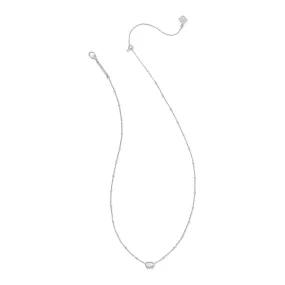 Kendra Scott Mini Elisa Silver Satellite Pendant