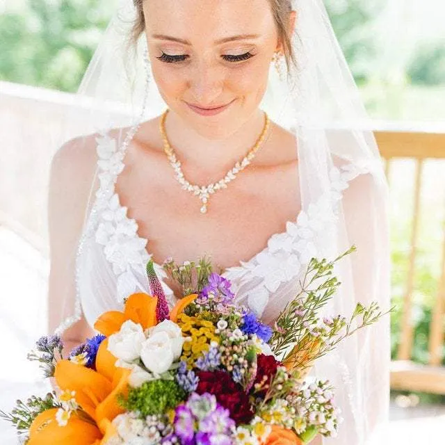 Kimberly -  Bridal Statement Long Earrings