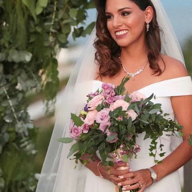 Kimberly -  Bridal Statement Long Earrings