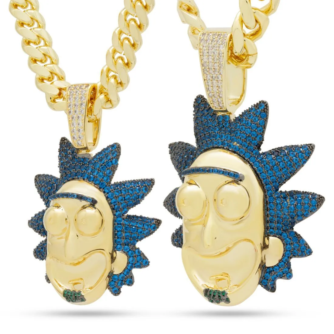 King Ice x Rick and Morty - Good Rick Necklace