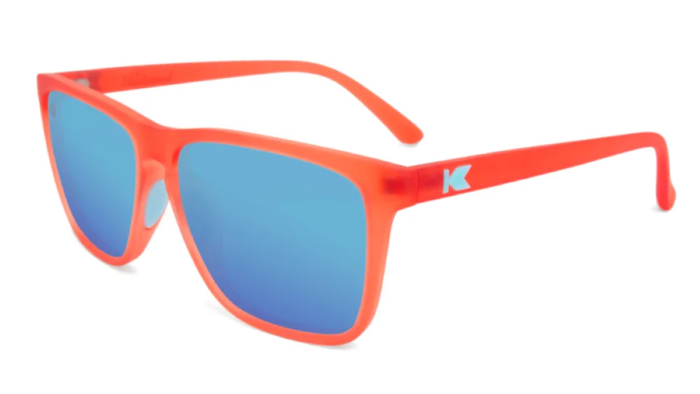 Knockaround Sport Fruit Punch Frame - Aqua Lens - Non Polarized Sunglasses