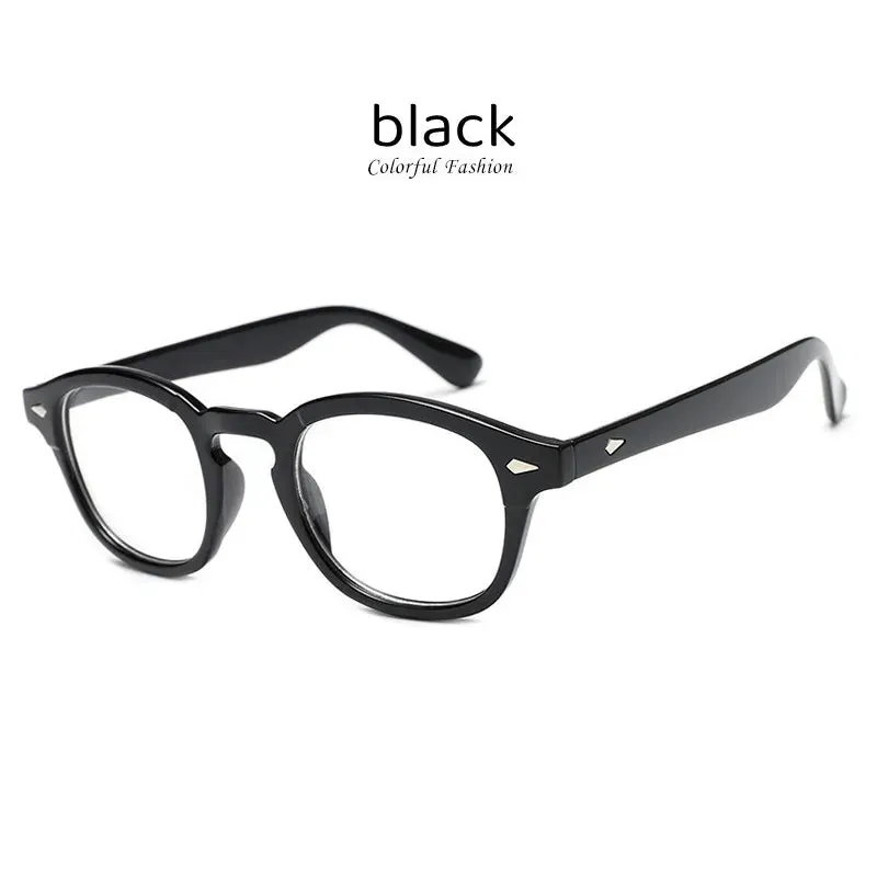 Kocolior Unisex Full Rim Oval Acetate Hyperopic Reading Glasses 3019