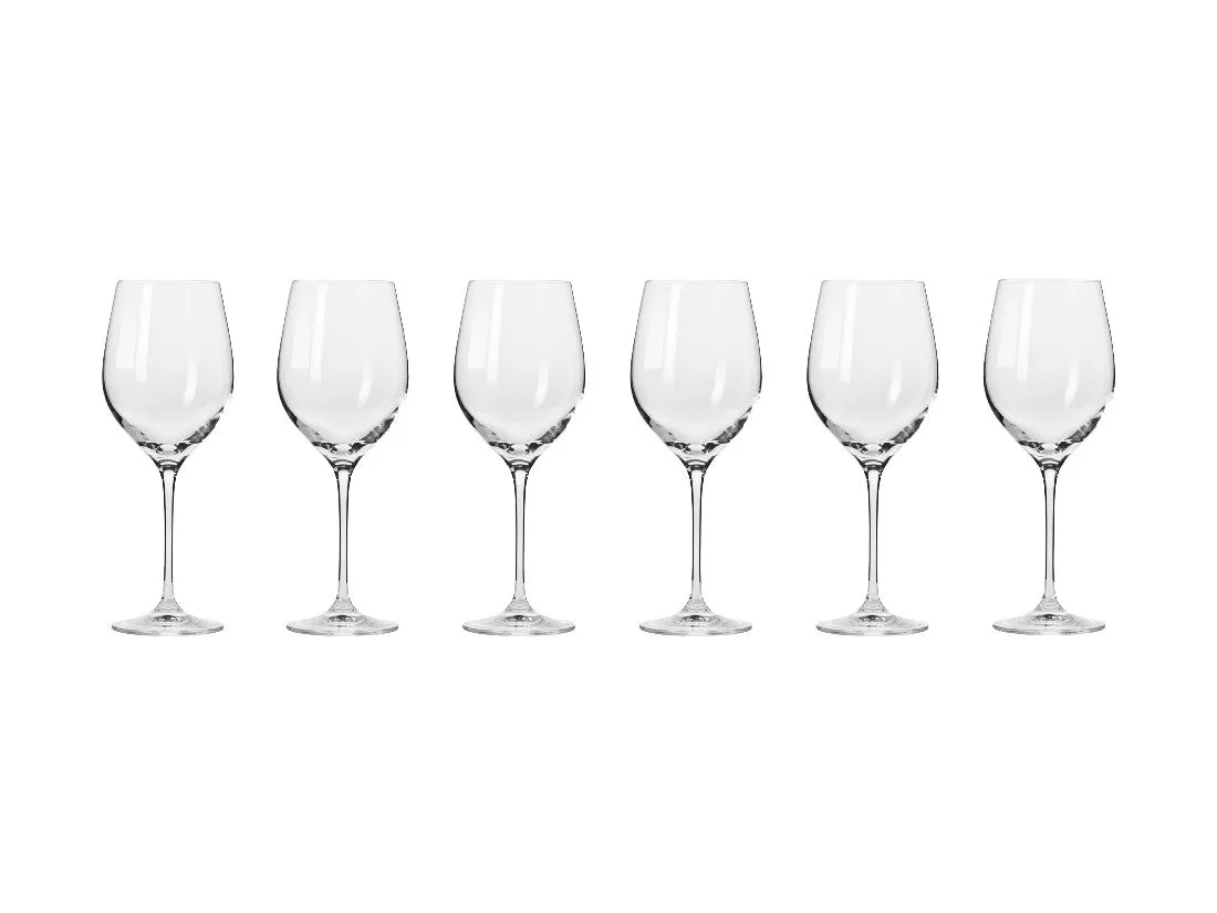 Krosno Harmony Wine Glass 370ml 6pc Gift Boxed