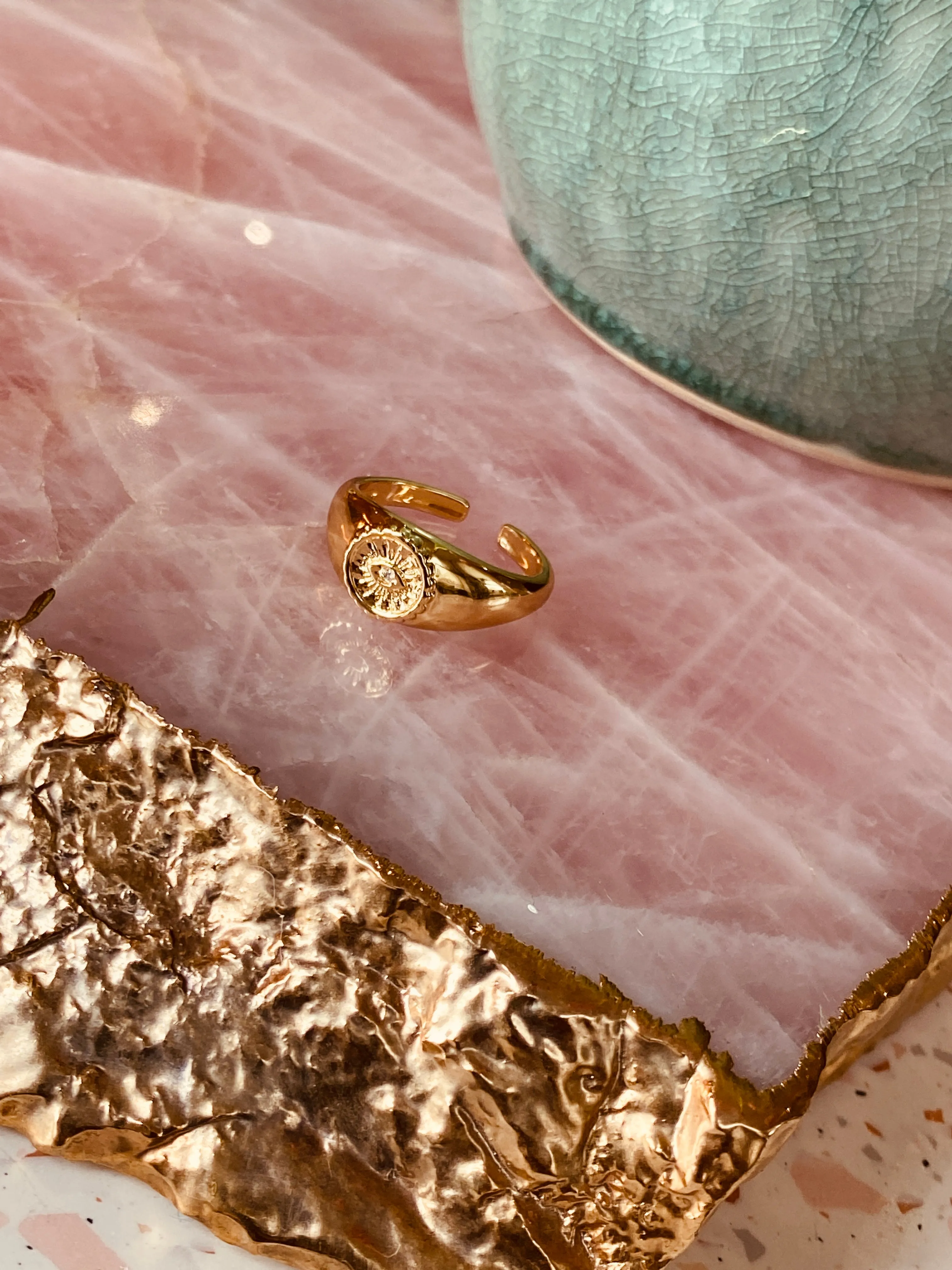 LA Small Signet Ring