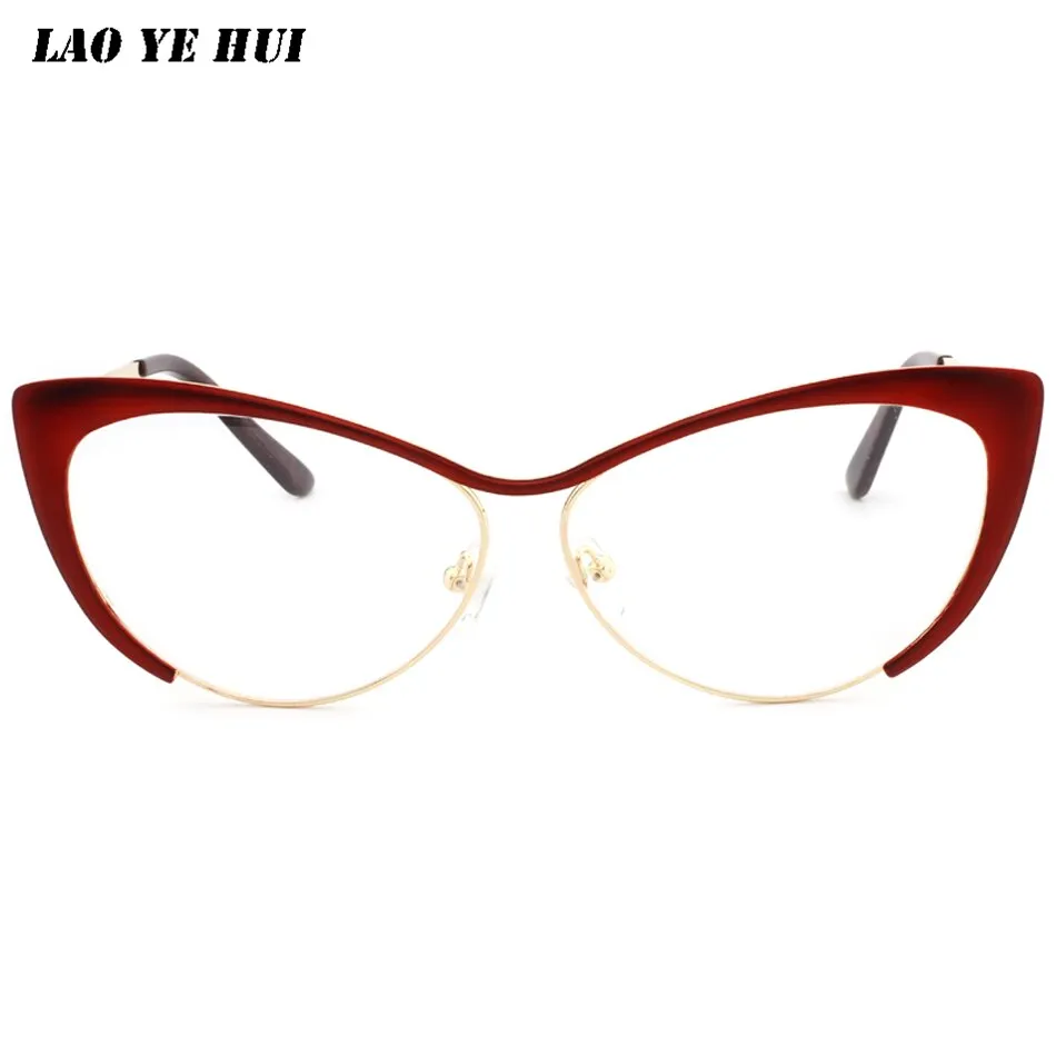 Laoyehui Women's Eyeglasses Cat Eye Reading Glasses 8077