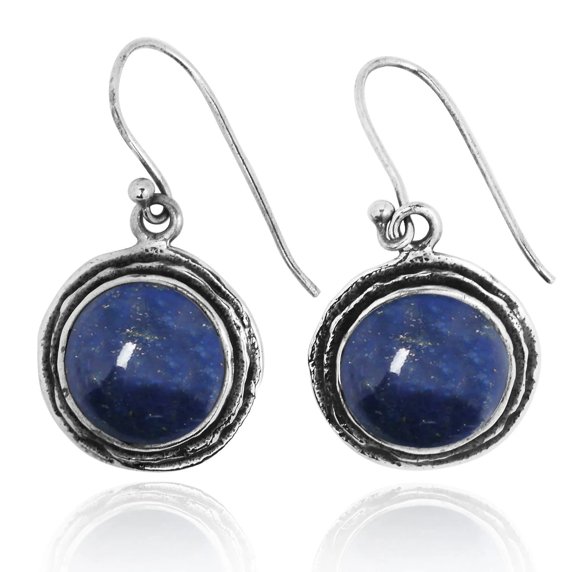 Lapis Sterling Silver Drop Earrings