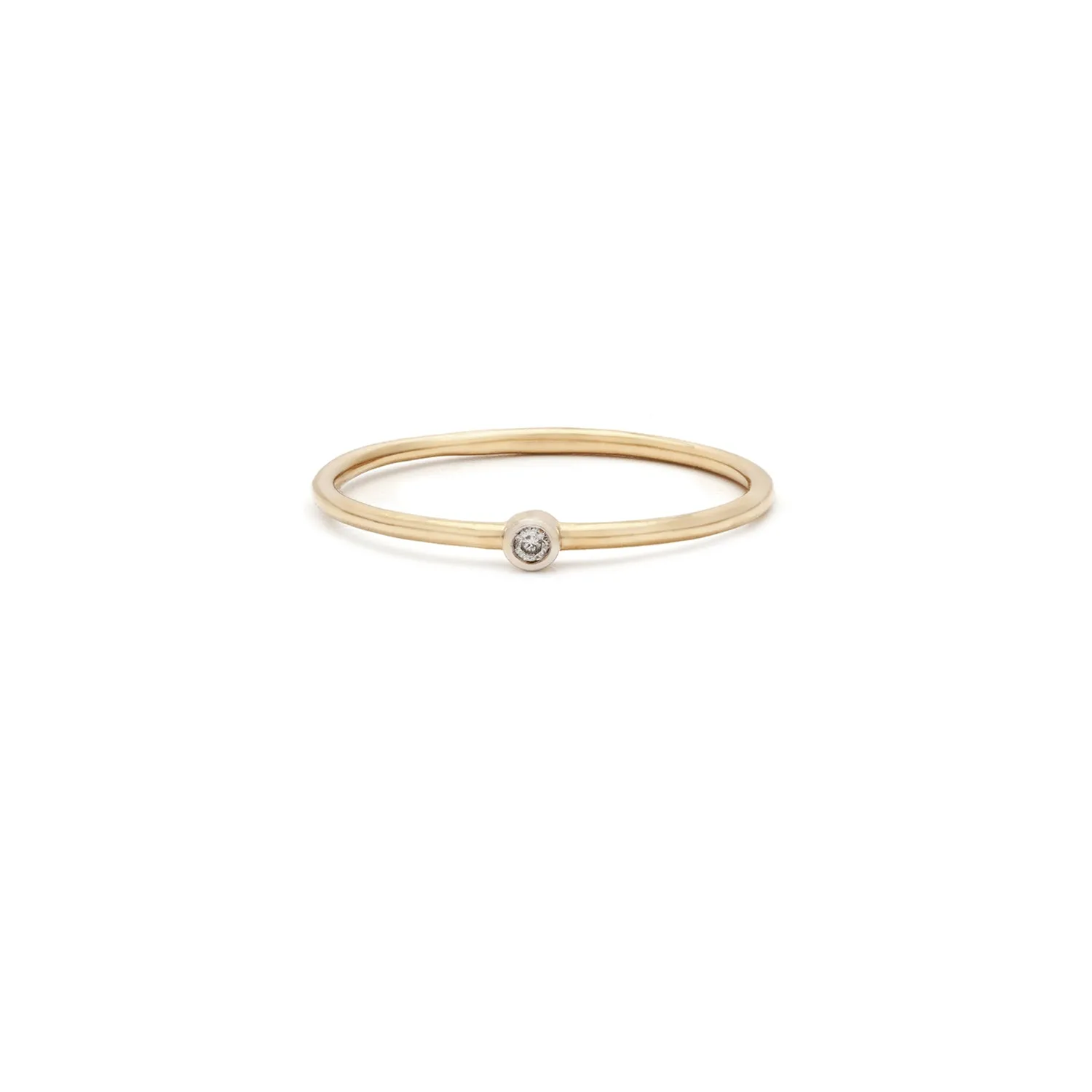 Latitude Ring | 14k Gold & Diamond