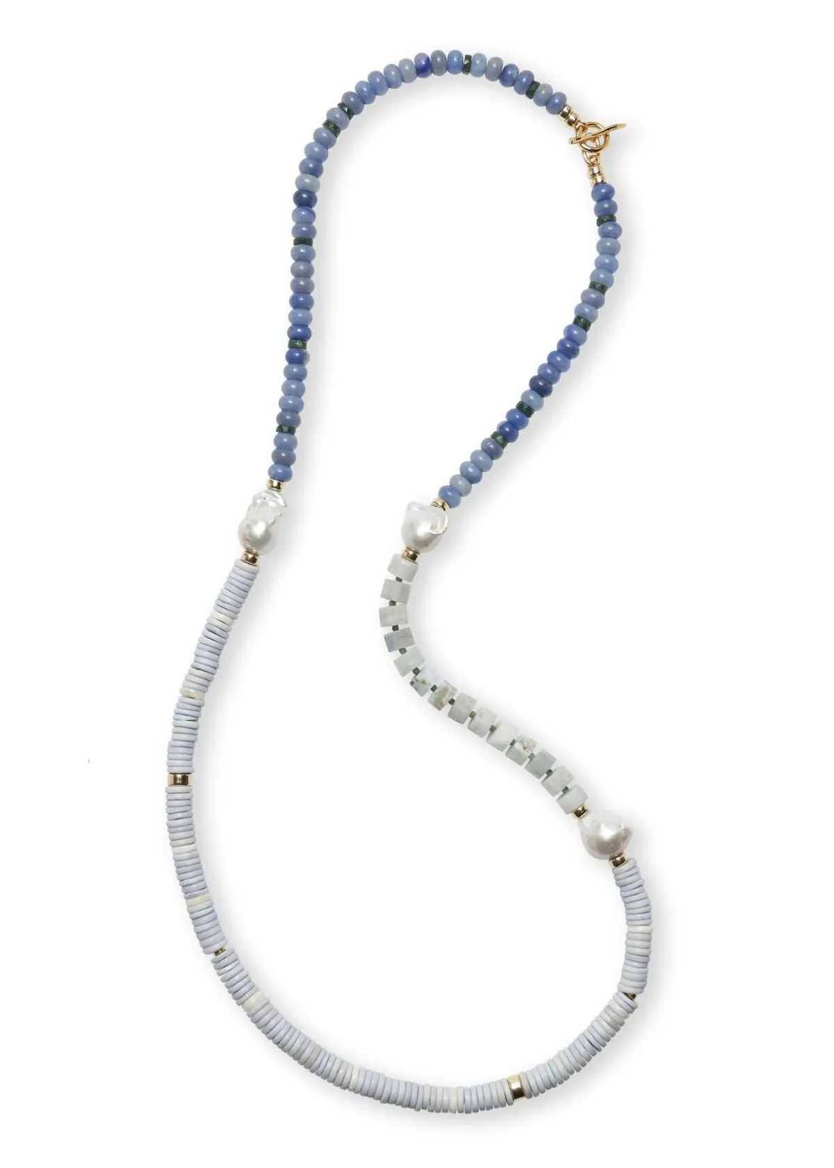 LIZZIE FORTUNATO Cabana Necklace - Azure Sky