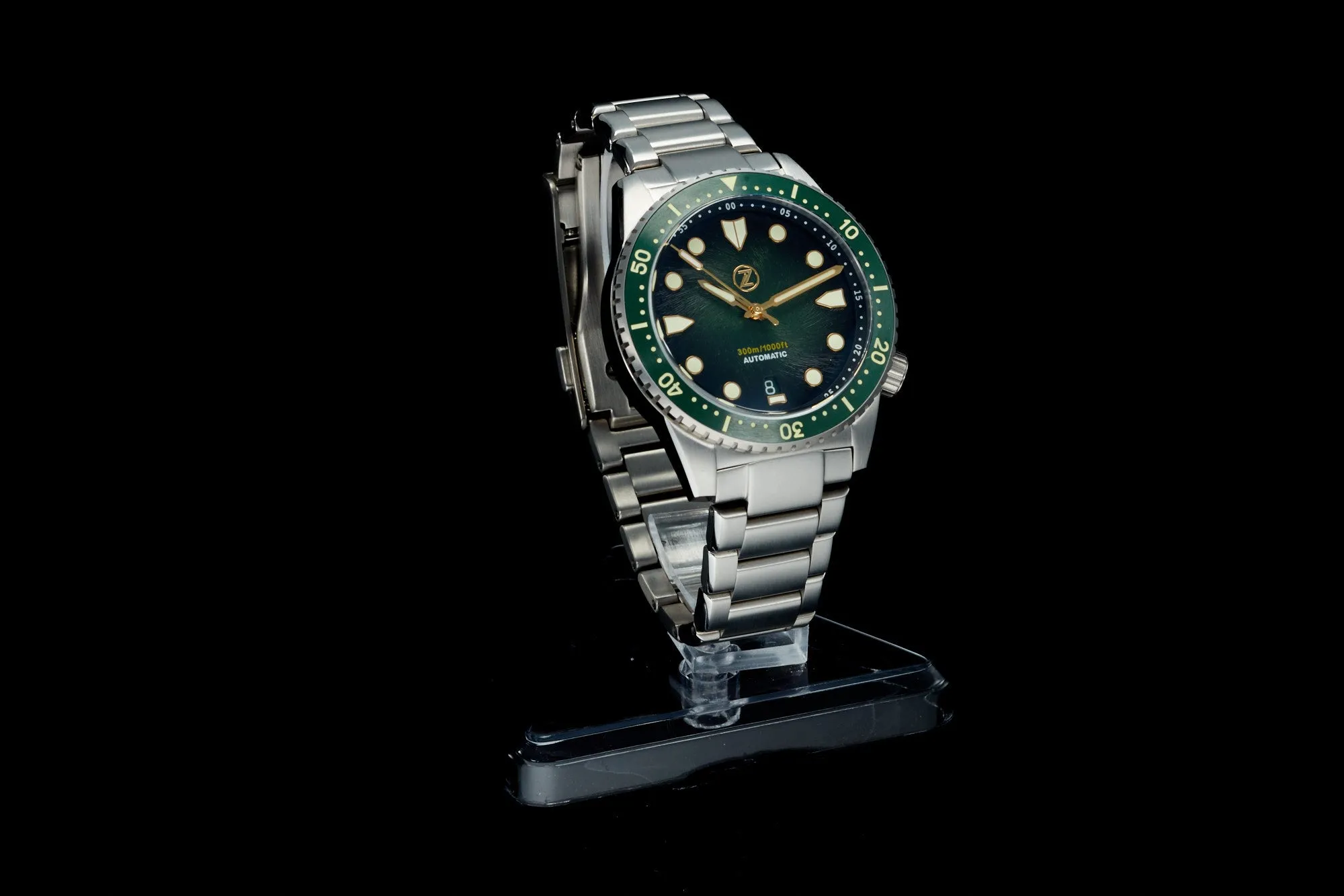 Mako V3 300m Ti 'Antique Green'