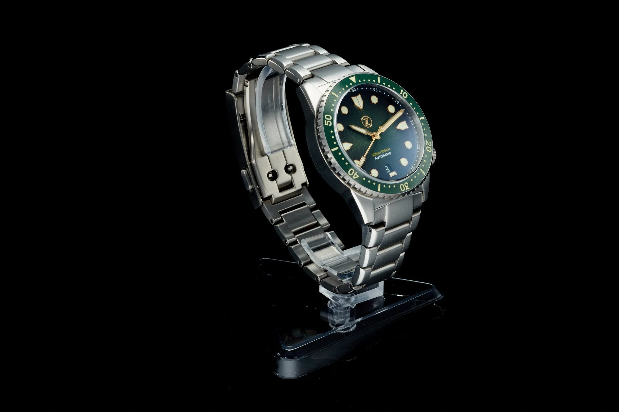 Mako V3 300m Ti 'Antique Green'