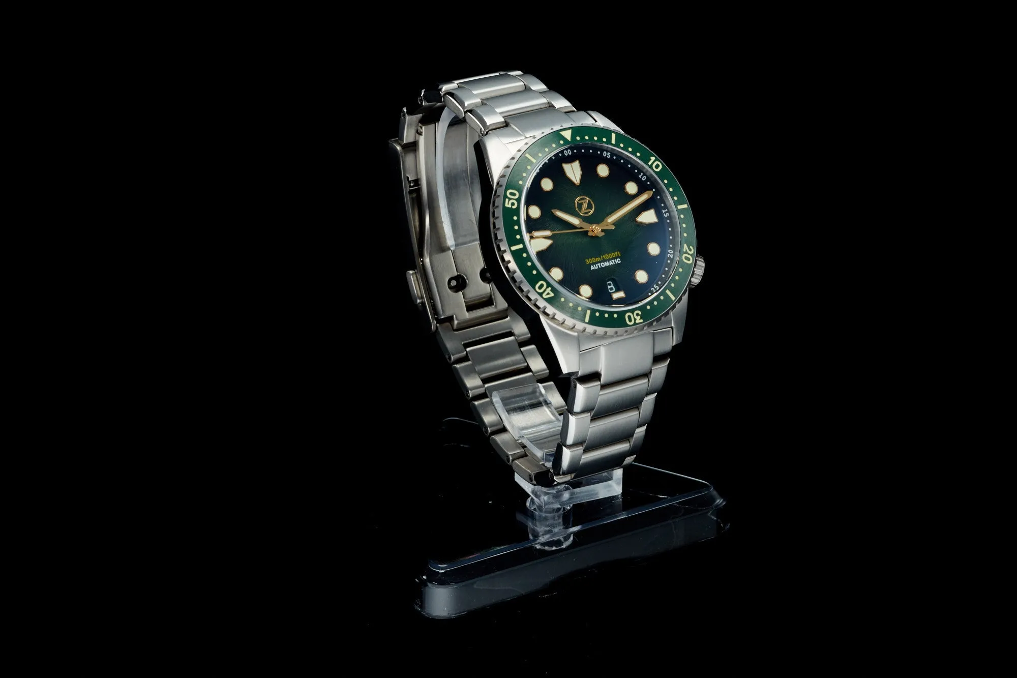 Mako V3 300m Ti 'Antique Green'