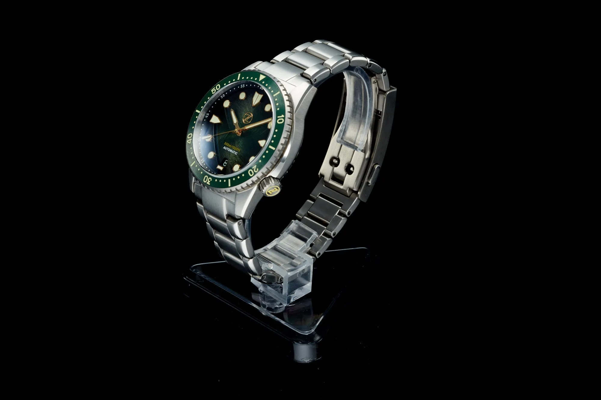 Mako V3 300m Ti 'Antique Green'