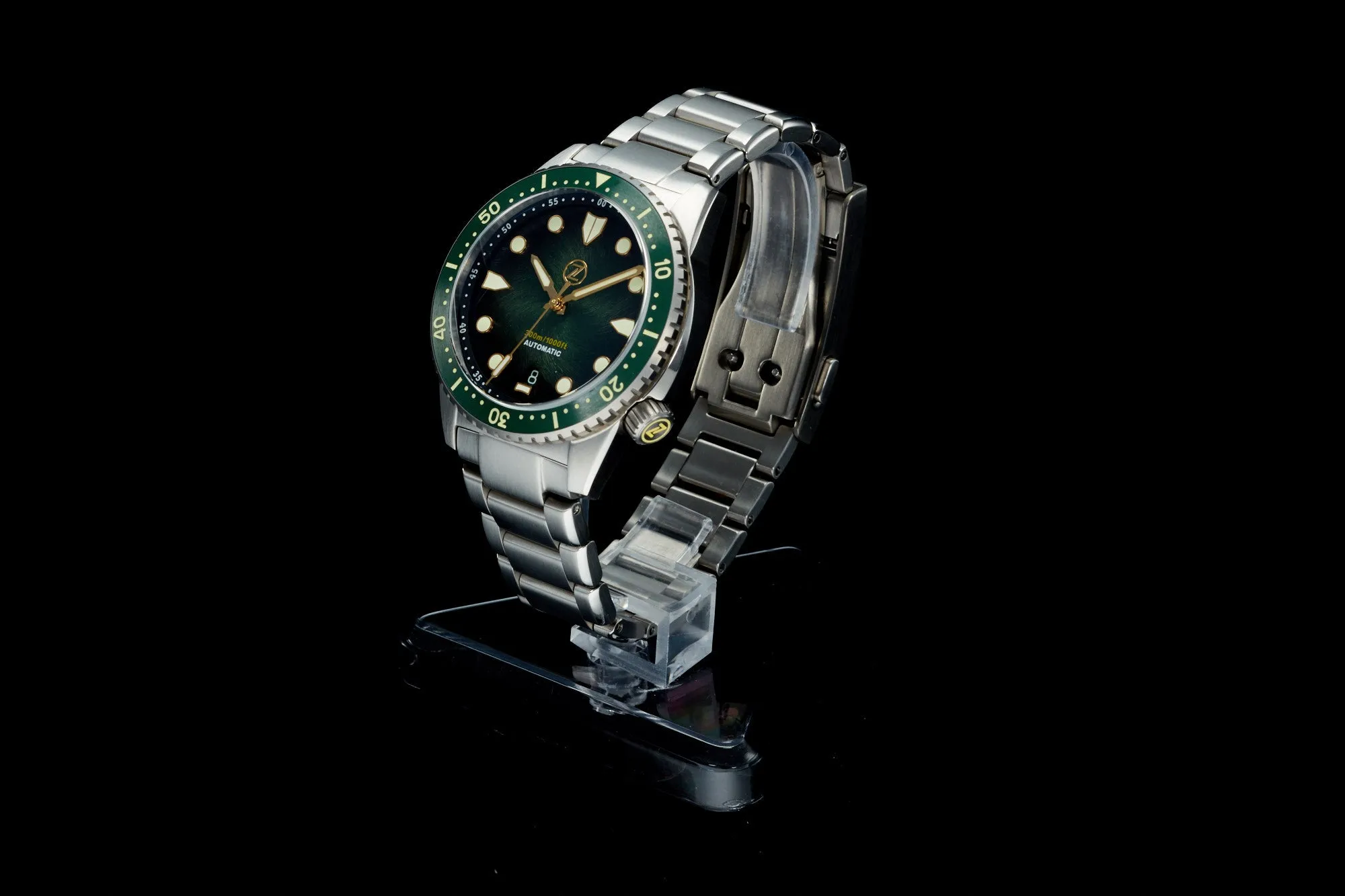 Mako V3 300m Ti 'Antique Green'