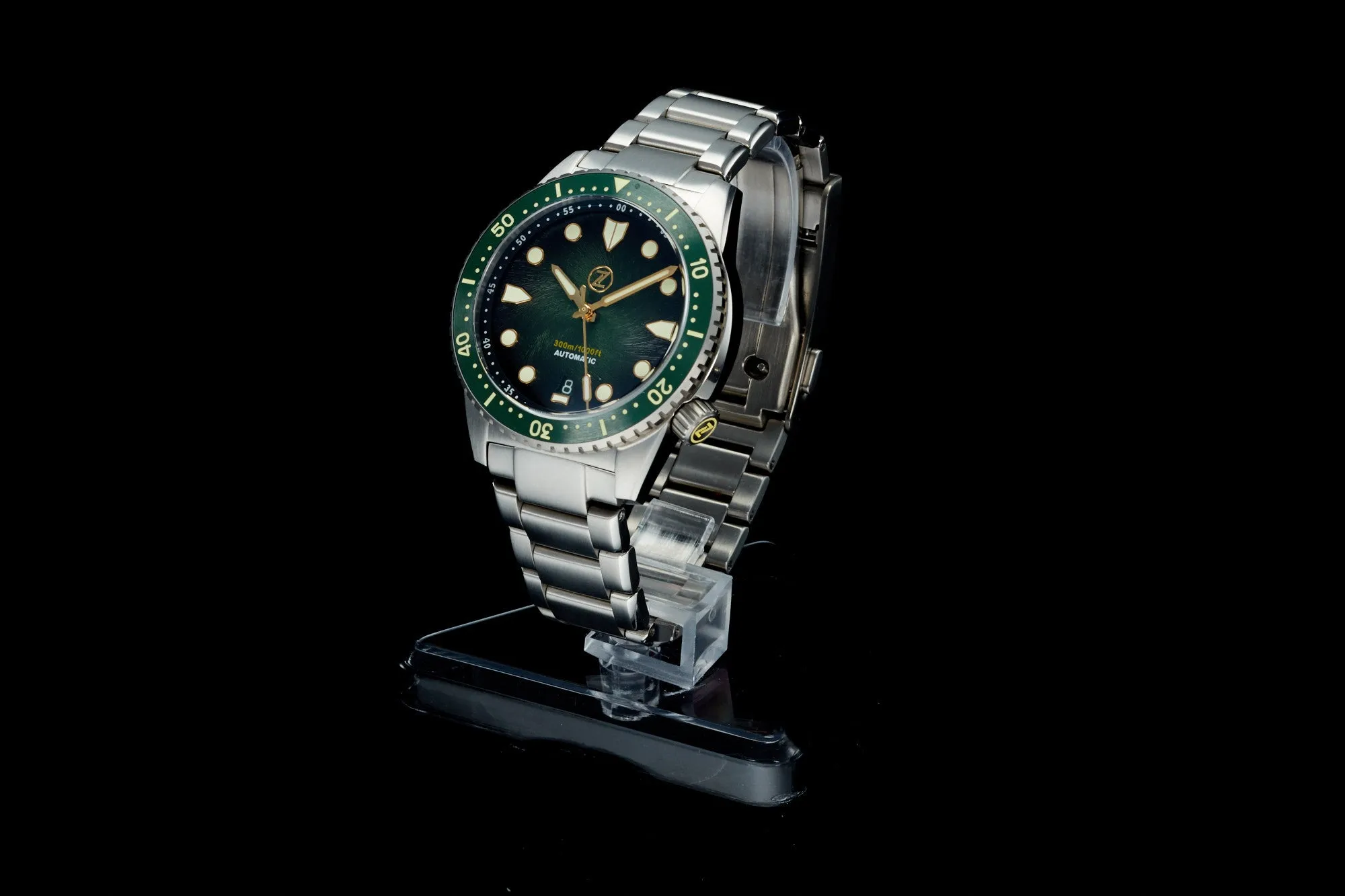 Mako V3 300m Ti 'Antique Green'