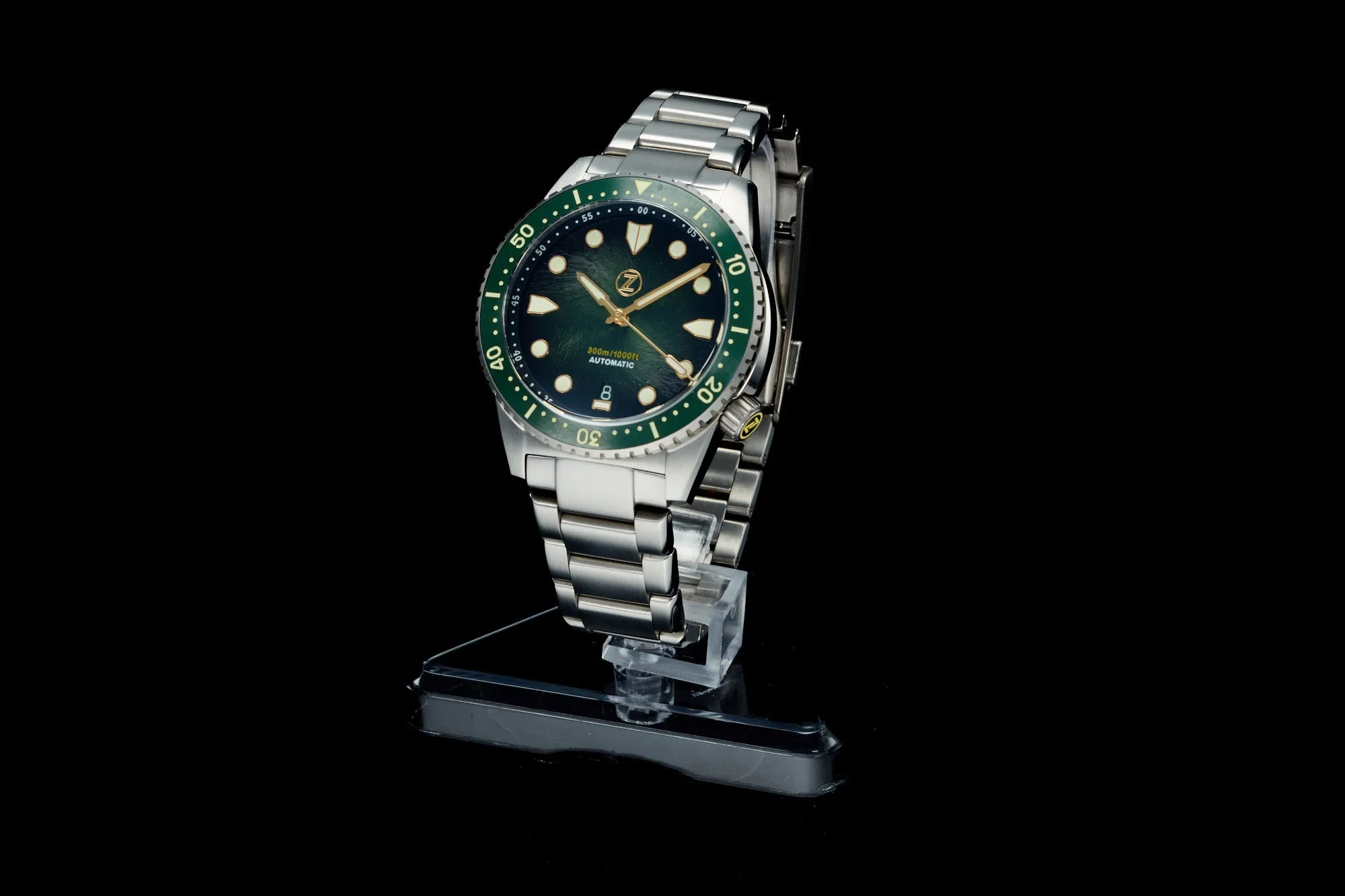 Mako V3 300m Ti 'Antique Green'