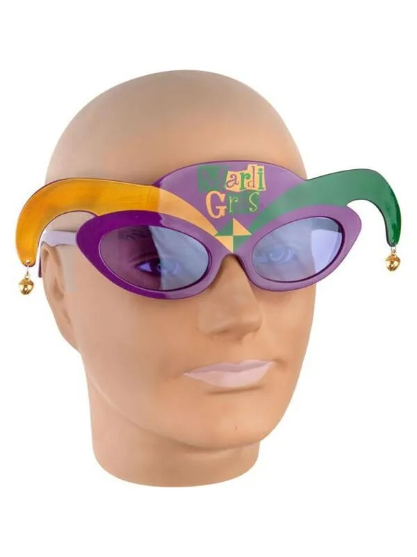 Mardi Gras Clown Glasses