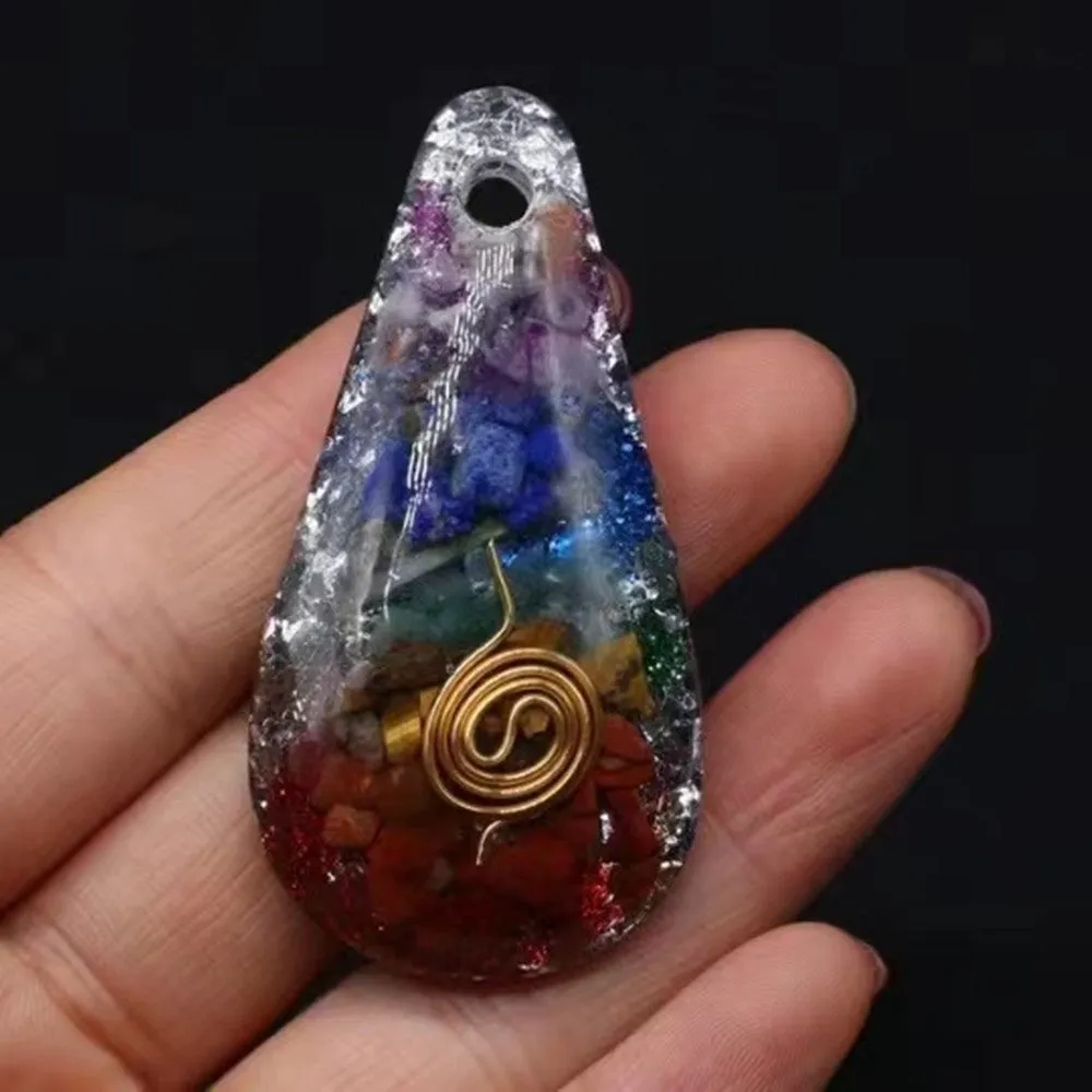 Meditation Seven Chakra Reiki Pendant