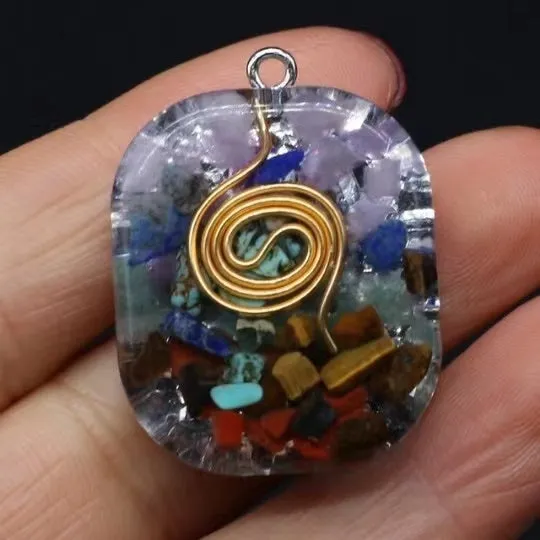 Meditation Seven Chakra Reiki Pendant