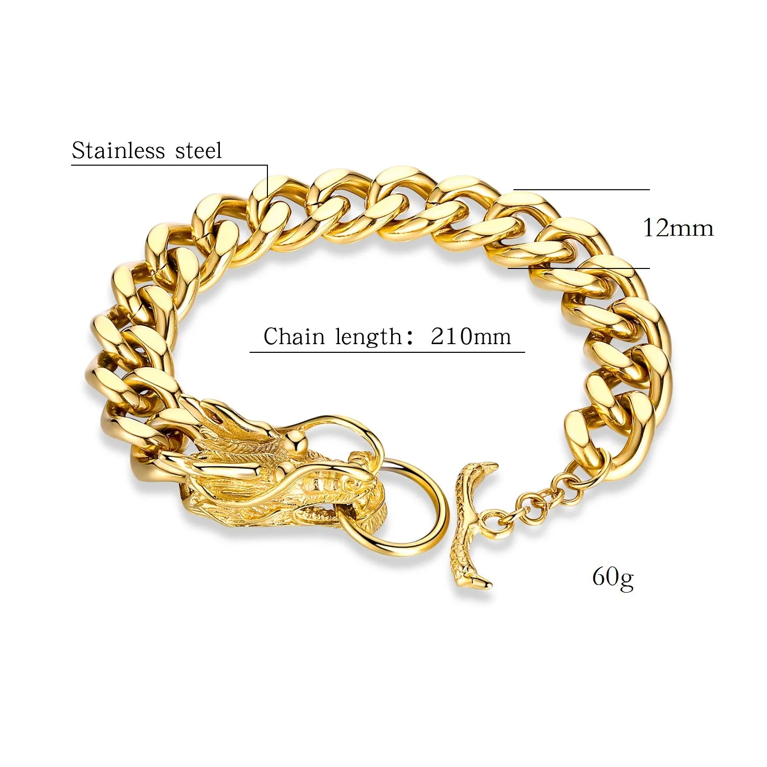 Men's Fashion Dragon Bracelet