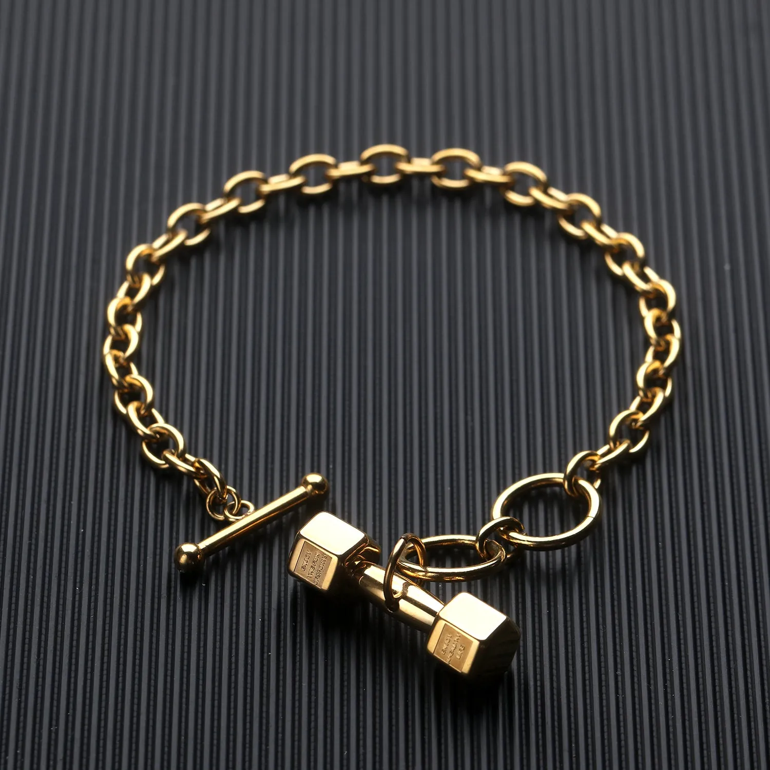 Men's Fashion Dumbbel Bracelet