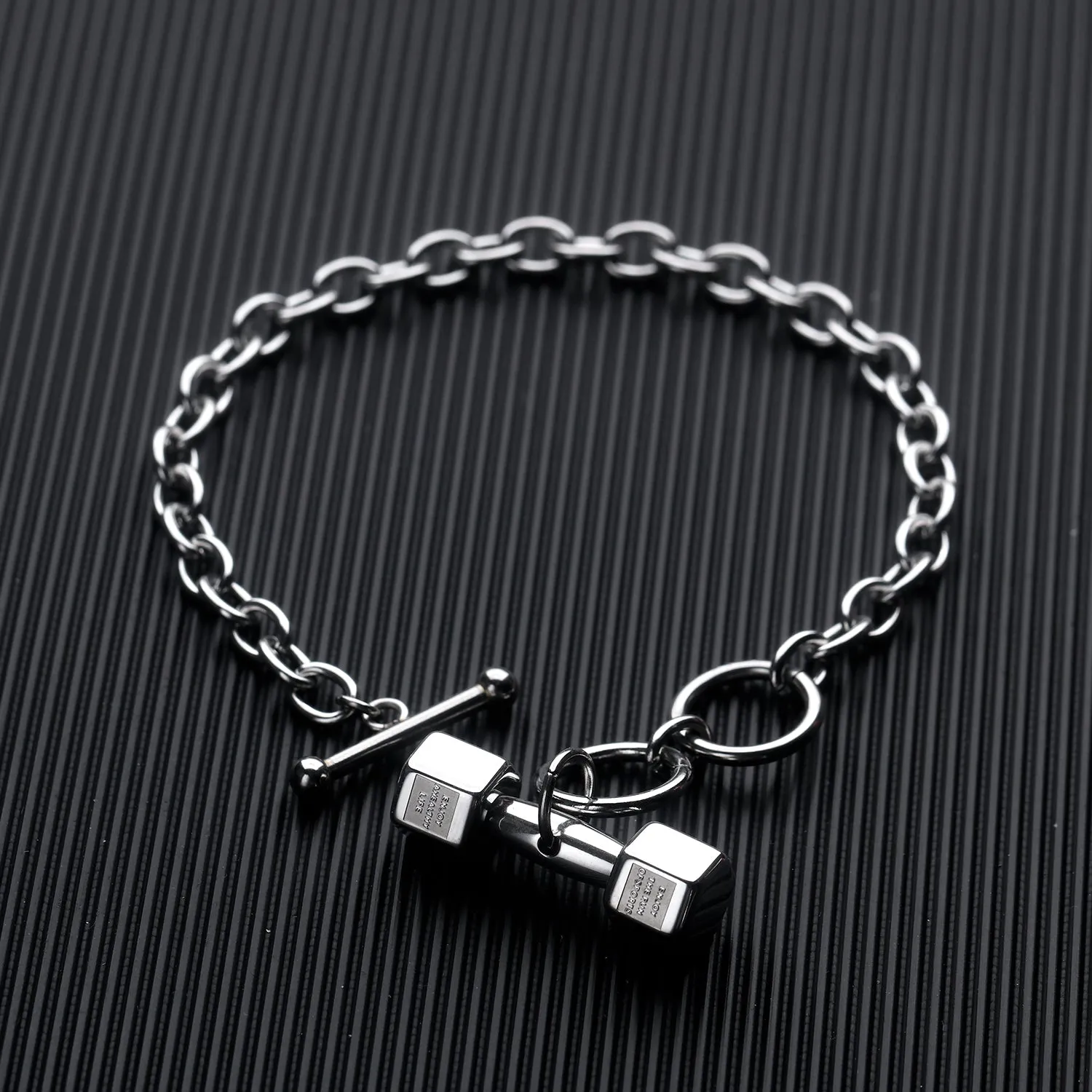 Men's Fashion Dumbbel Bracelet