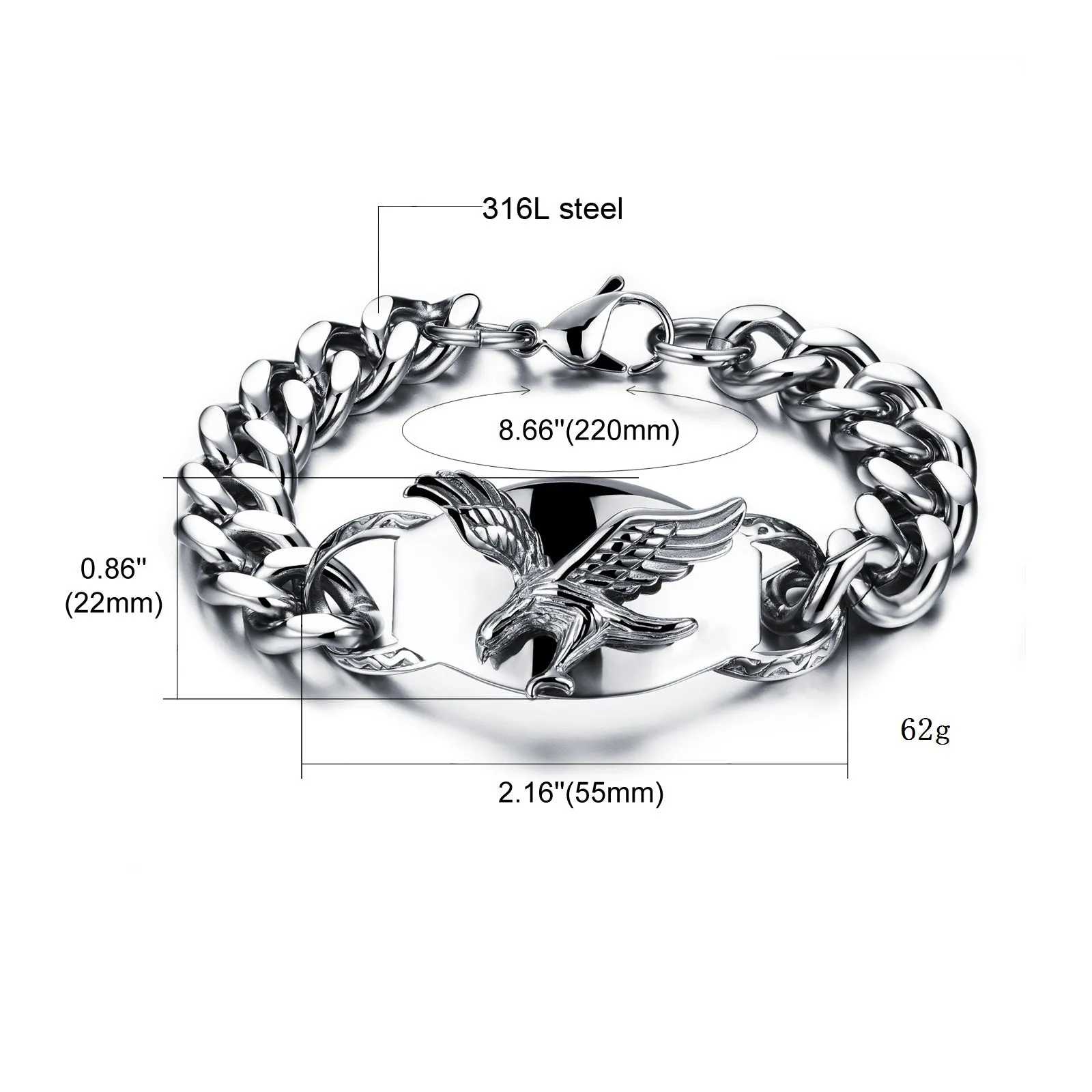 Men's Fashion Eagle Bracelet